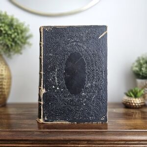 Antique 1861 Family Bible Civil War–Era American Religious Artifact Complete